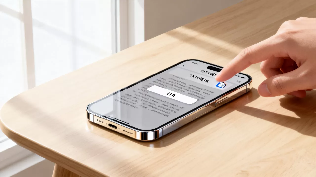 iphone手机怎么看txt小说，iphone自带阅读txt文件