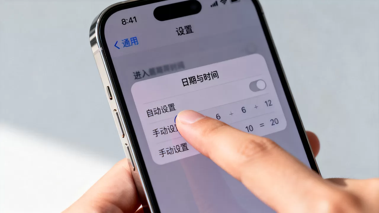 iphone日期没有了怎么办，iphone时间设置不对
