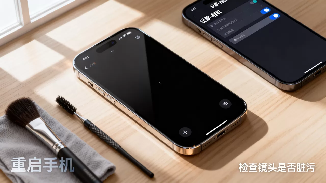 iphone启动相机黑屏怎么回事啊，苹果手机相机黑屏解决办法