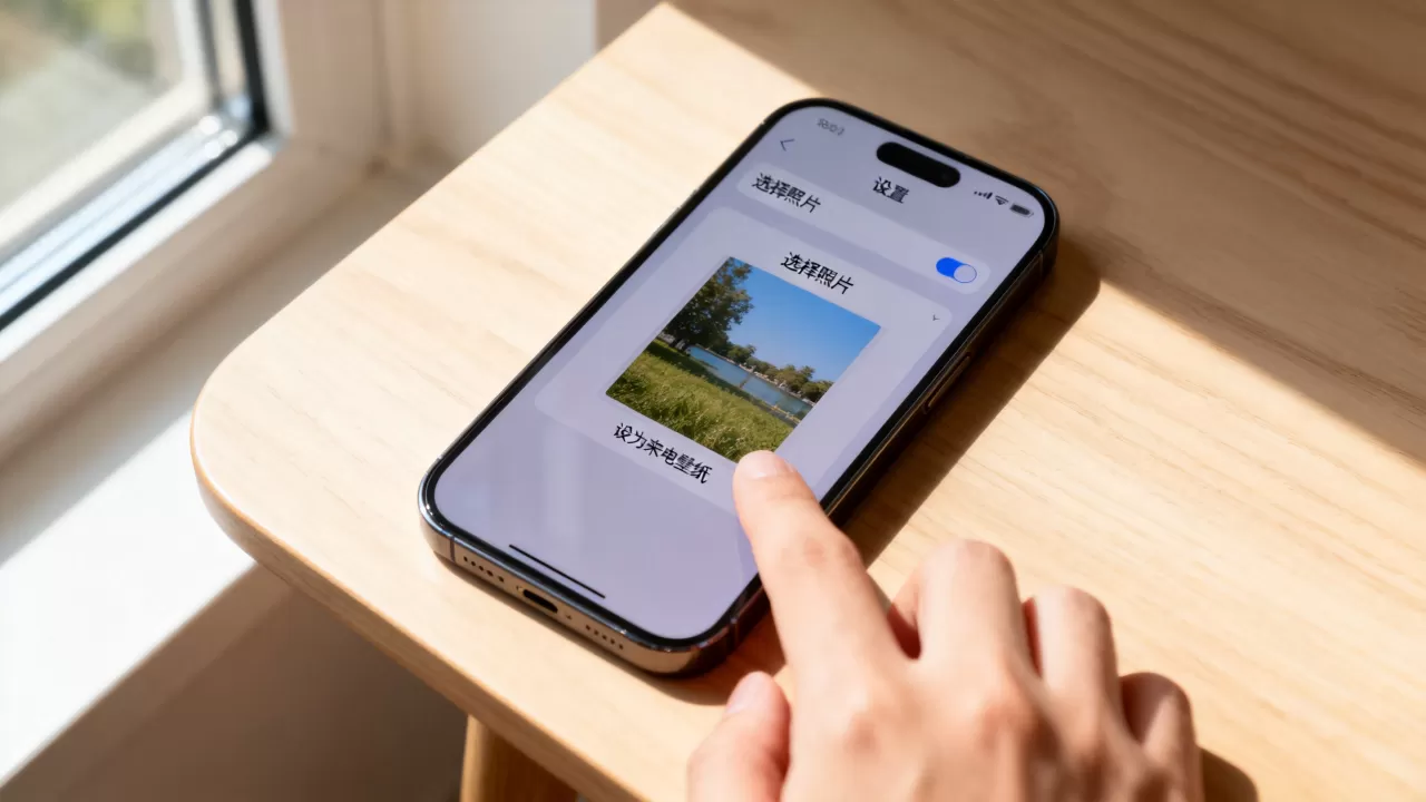iphone来电壁纸怎么设置，iphone来电壁纸设置教程