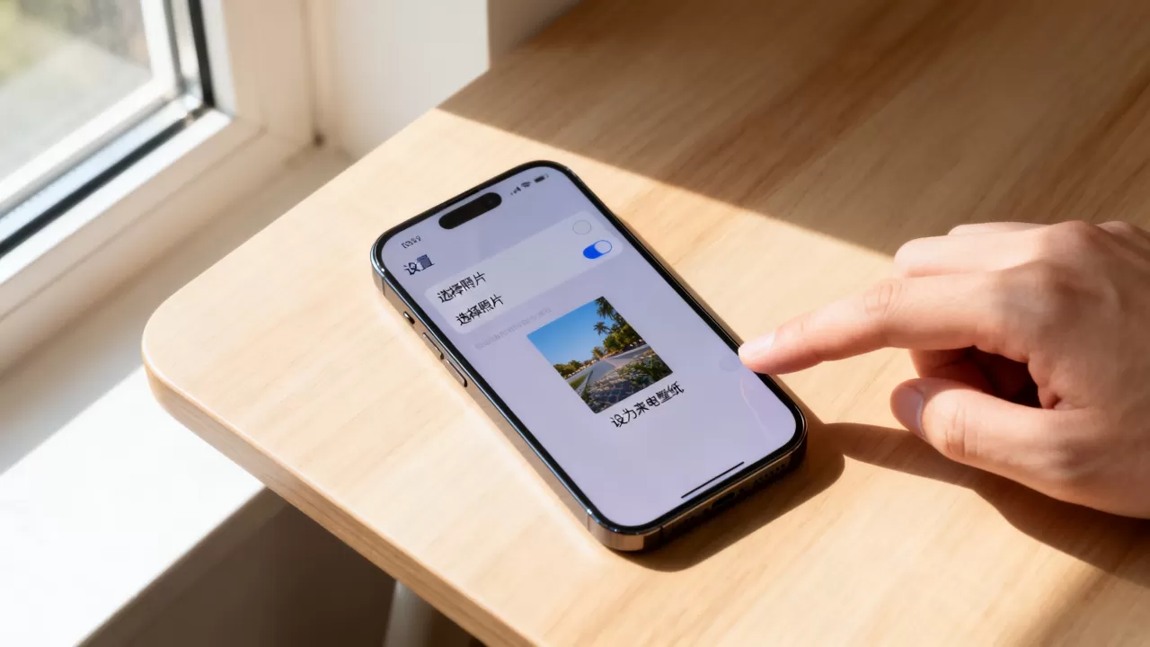 iphone来电壁纸怎么设置，iphone来电壁纸设置教程