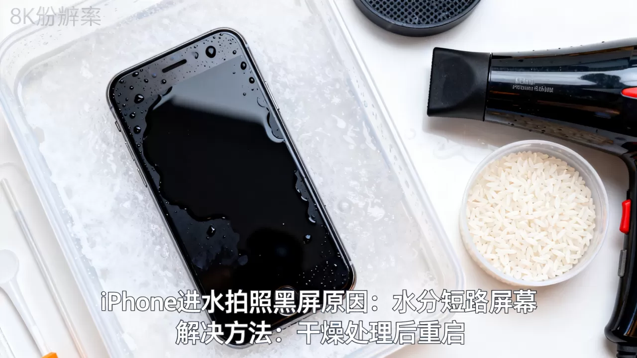 iphone进水拍照黑屏怎么回事,iphone进水拍照黑屏怎么办 iphone进水拍照黑屏怎么回事,iphone进水拍照黑屏怎么办