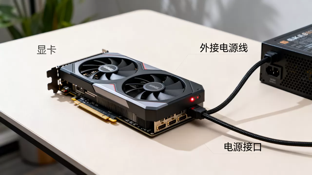 显卡接外接电源功率不够会怎样，显卡外接电源功率