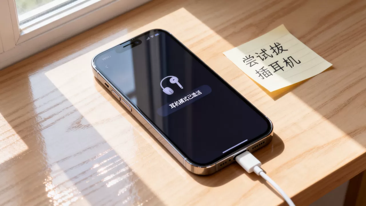 iphone换了耳机模式怎么办啊，iphone耳机模式怎么退出