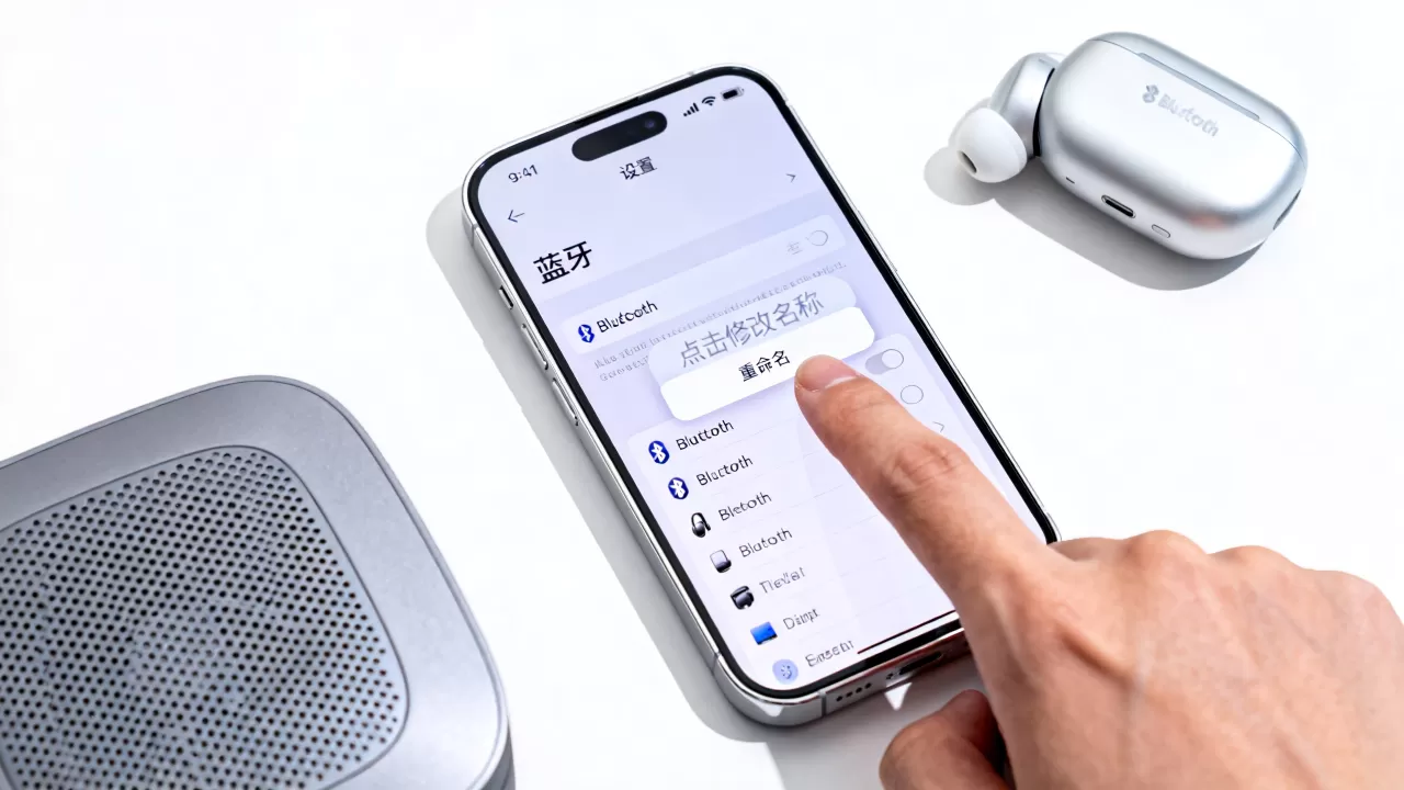 iphone改蓝牙设备名称怎么改，苹果蓝牙名字修改方法
