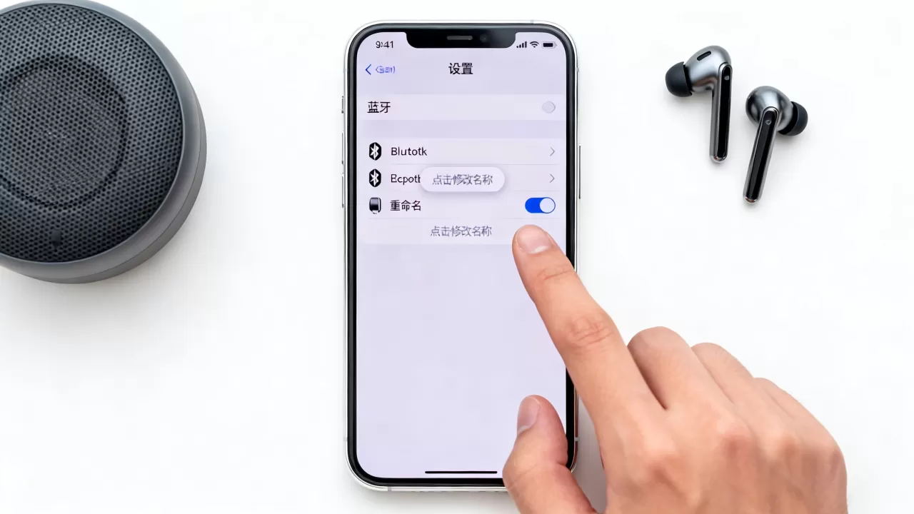 iphone改蓝牙设备名称怎么改，苹果蓝牙名字修改方法