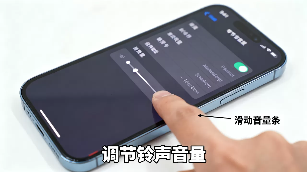 iphone调铃声怎么音量，iphone调节铃声大小