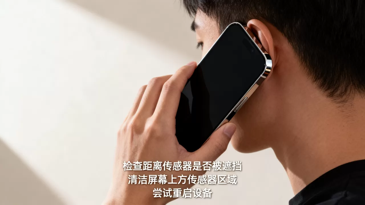 iphone打电话时黑屏是怎么回事啊，iPhone通话黑屏解决方法