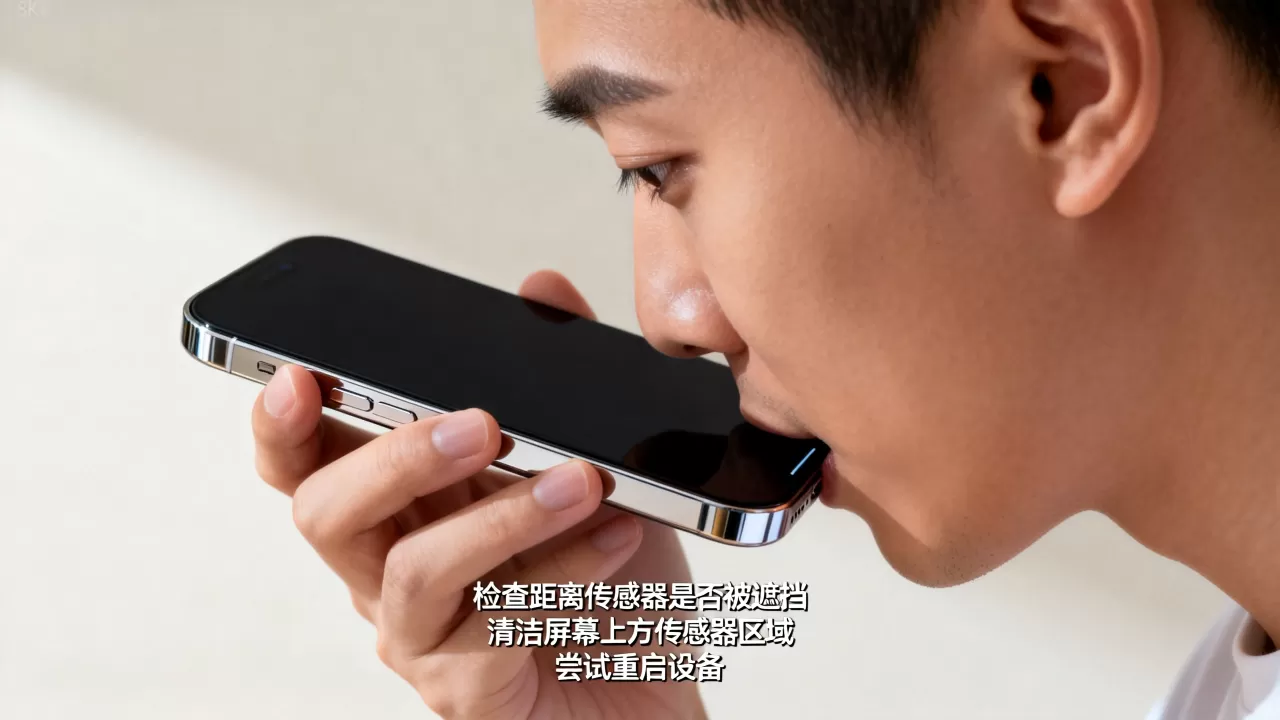 iphone打电话时黑屏是怎么回事啊，iPhone通话黑屏解决方法