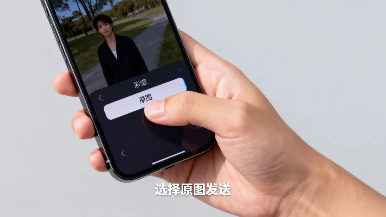 iphone彩信怎么发原图，iphone彩信发原图方法