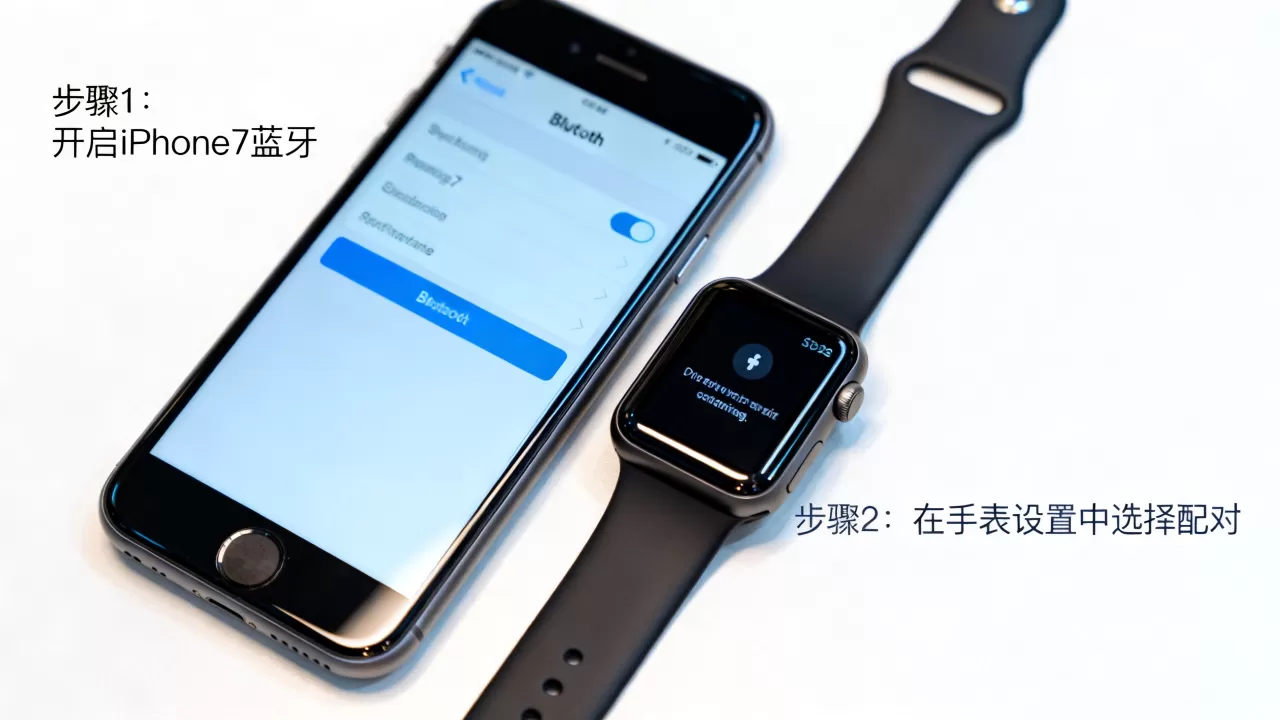 iphone7怎么连接手表，iphone7如何配对手表