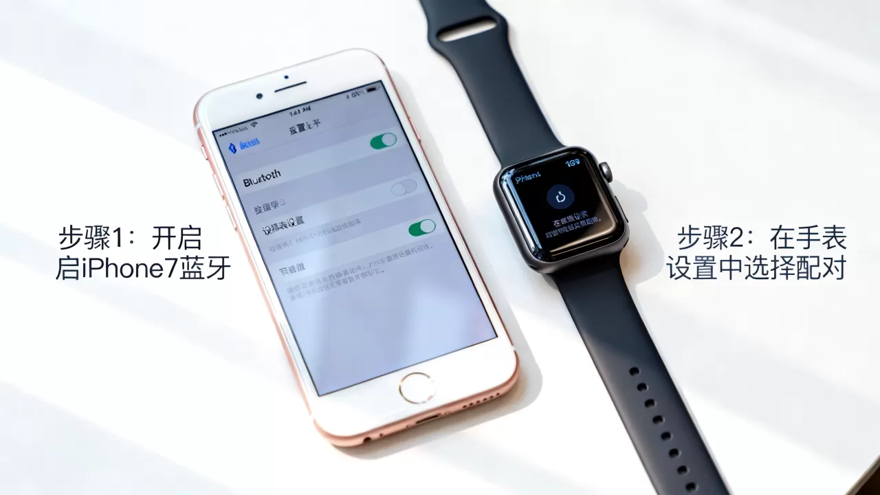 iphone7怎么连接手表，iphone7如何配对手表
