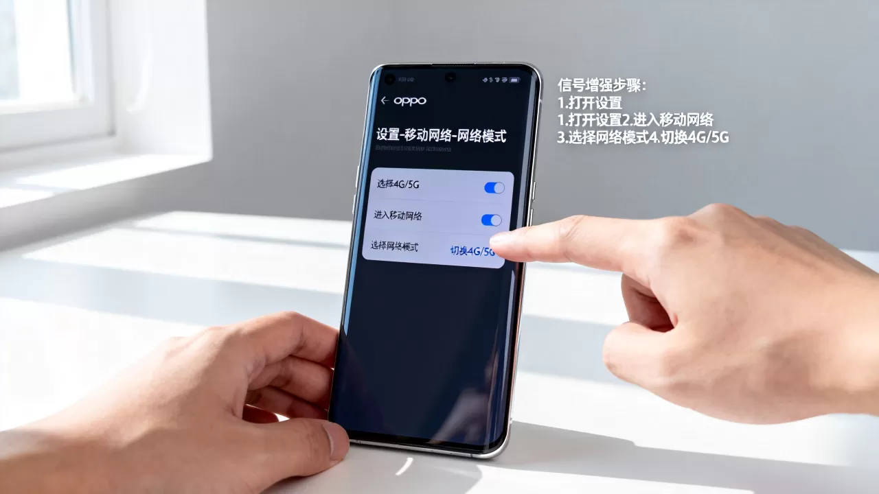 oppo信号增强输什么,手机信号不好怎么设置 oppo信号增强输什么,手机信号不好怎么设置