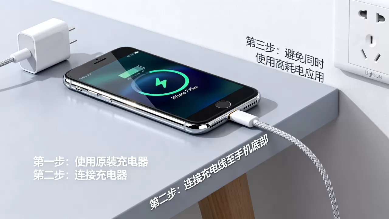 iphone7puls怎么充电，iPhone7Plus充电慢怎么办