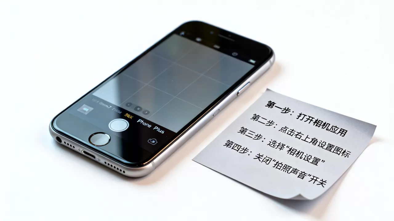iphone7plus照相怎么关声音，iphone7plus相机静音设置