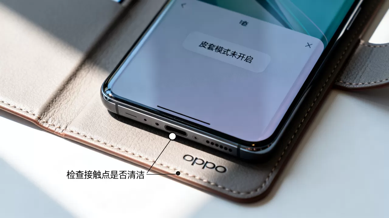 为什么oppo皮套模式不能用，oppo皮套模式无法开启怎么解决
