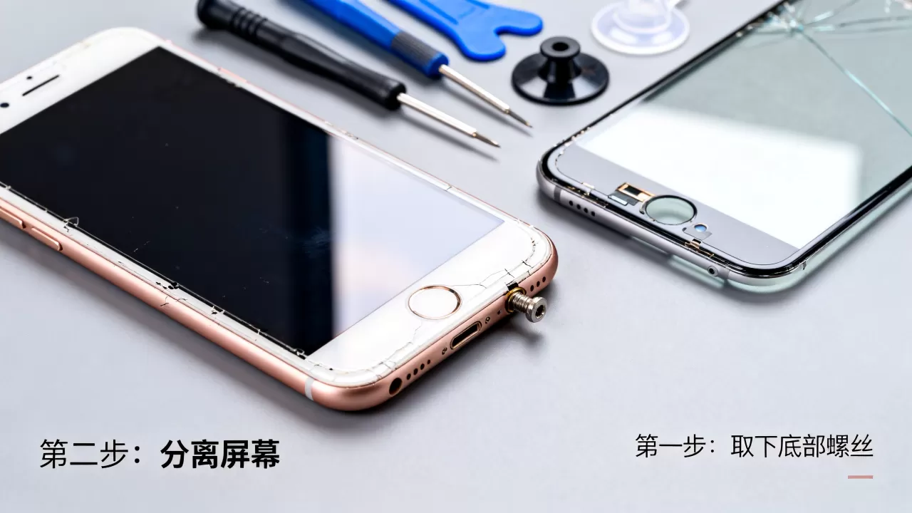 iphone7plus屏幕怎么拆，iPhone7Plus屏幕更换教程