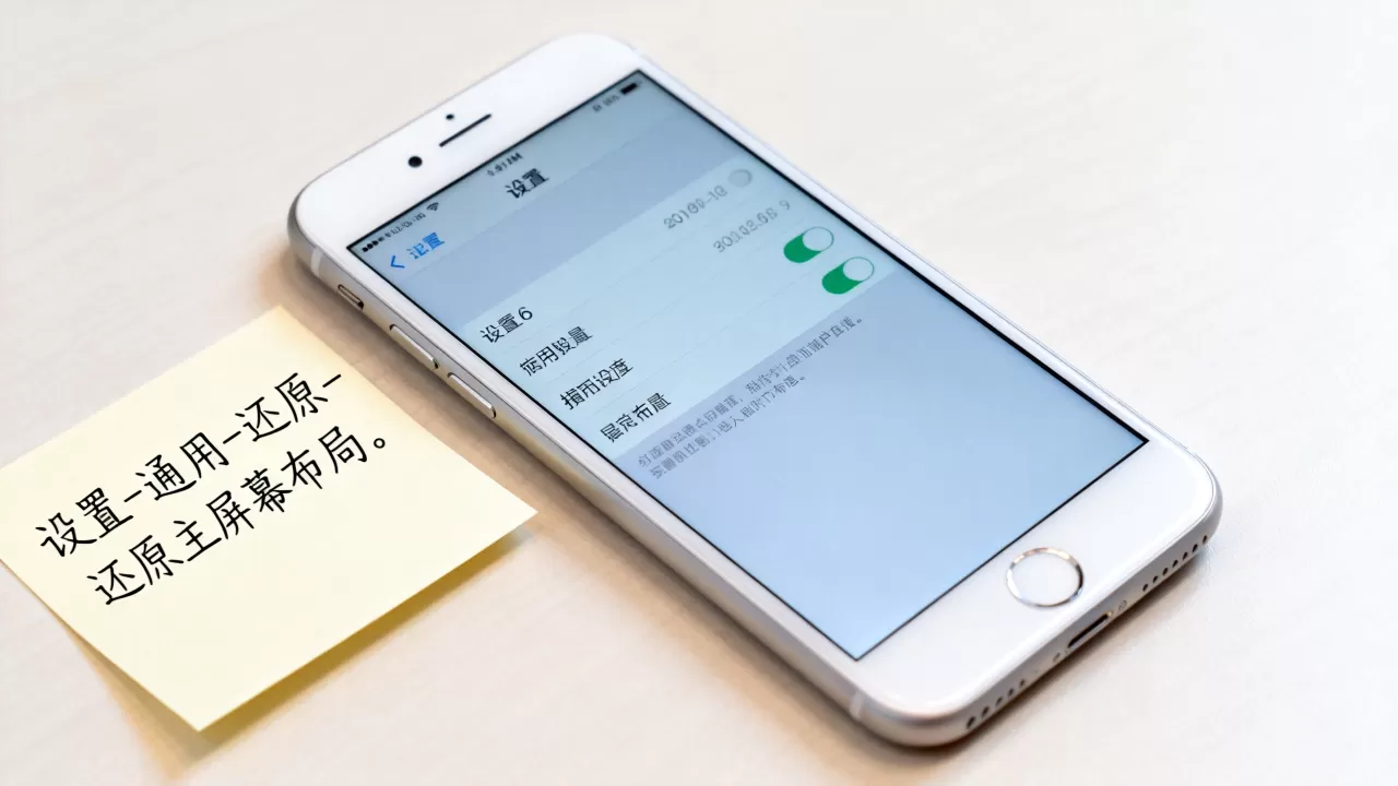 iphone6桌面怎么弄出来怎么办，iphone6主屏幕消失解决方法