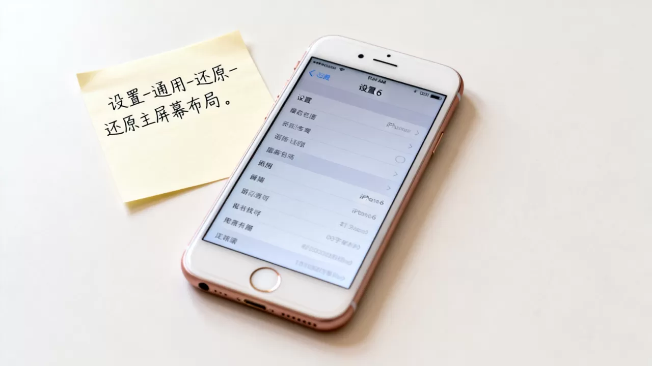 iphone6桌面怎么弄出来怎么办，iphone6主屏幕消失解决方法