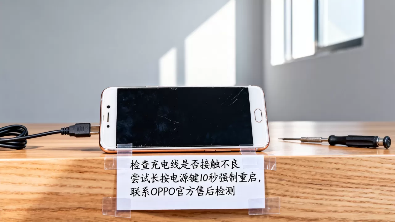 OPPO R9黑屏怎么办，OPPO R9黑屏原因