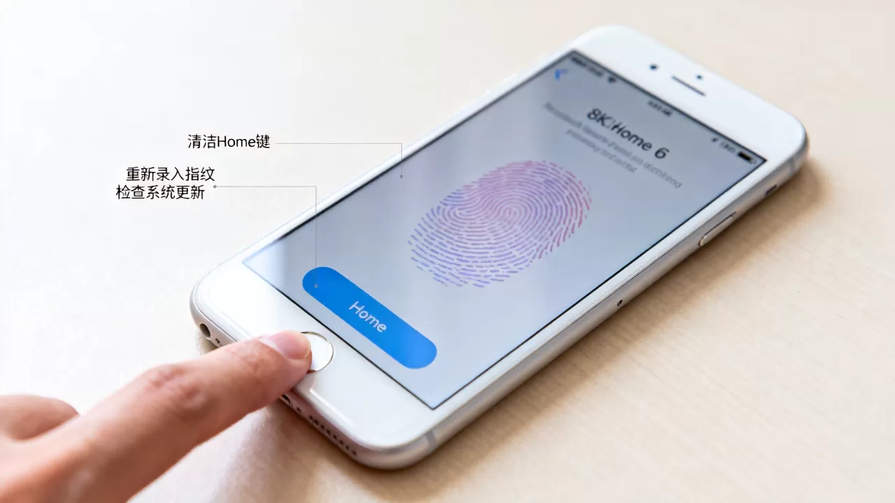iphone6指纹无法读取该指纹怎么办，iphone6指纹失灵怎么修复