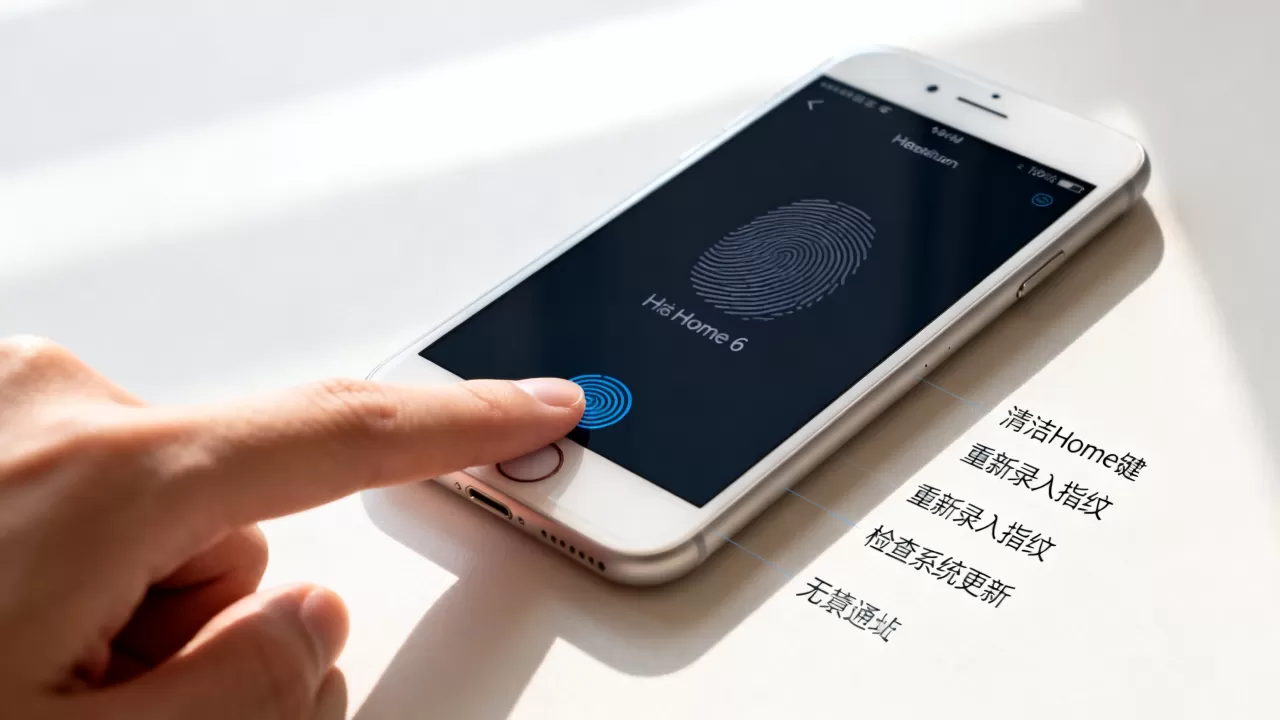 iphone6指纹无法读取该指纹怎么办，iphone6指纹失灵怎么修复
