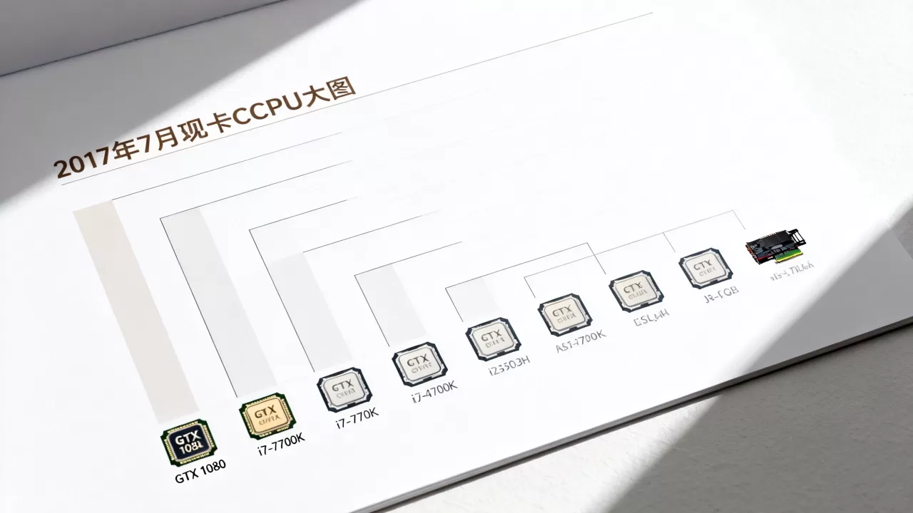 2017年7月显卡CPU天梯图，2017年7月显卡cpu天梯图
