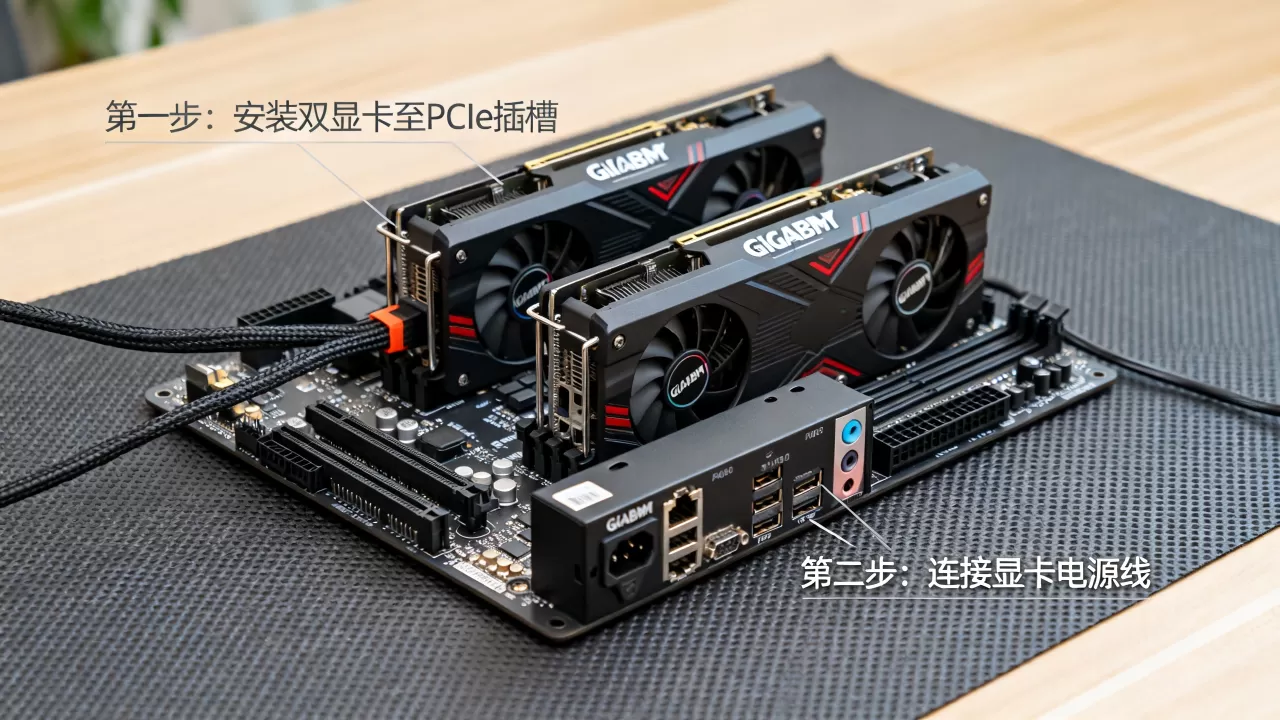 技嘉主板双显卡怎么用，技嘉主板如何设置双显卡