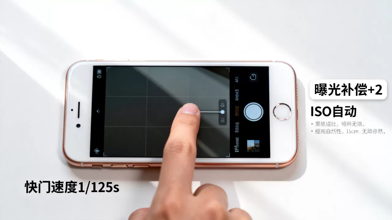 iphone6拍照怎么曝光，iphone6相机曝光设置教程