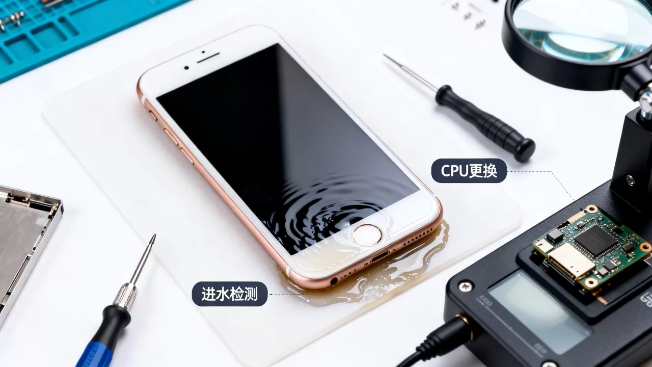iphone6进水说cpu坏了怎么办，iphone6进水维修费用