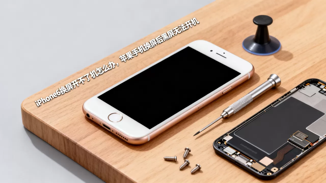 iPhone6换屏开不了机怎么办，苹果手机换屏后黑屏无法开机