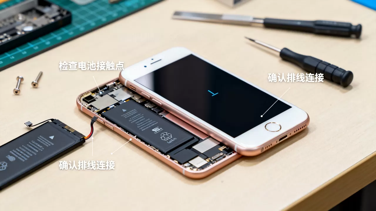 iphone6换电池开不了机怎么回事啊