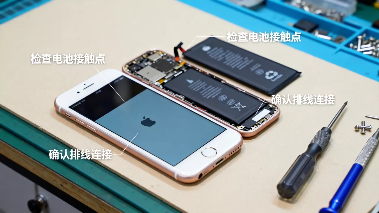 iphone6换电池开不了机怎么回事啊
