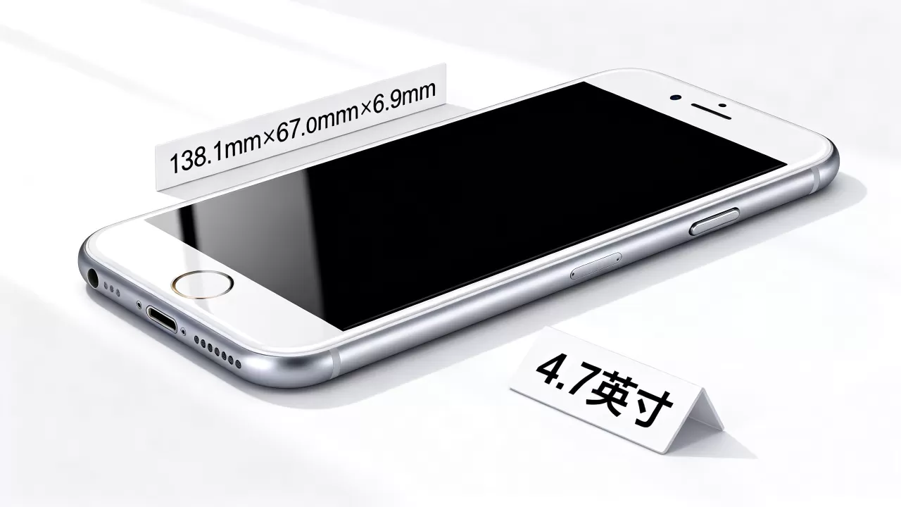 iphone6尺寸怎么看，iphone6屏幕尺寸多大