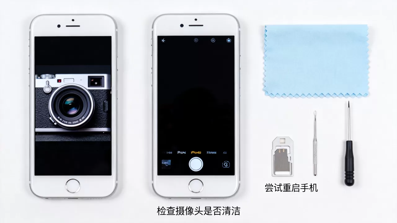 iphone6s拍照图片黑屏怎么回事，iphone6s相机黑屏解决办法