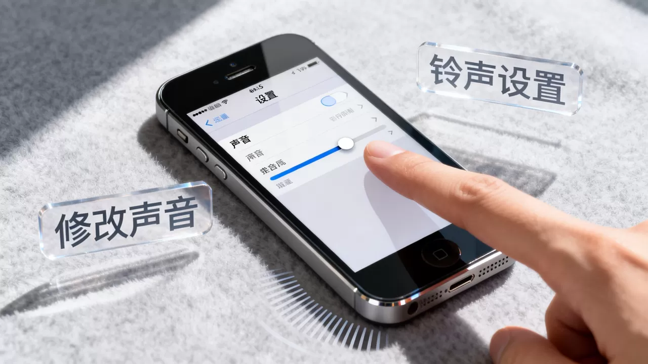 iphone5手机怎么改声音了，iphone5铃声设置