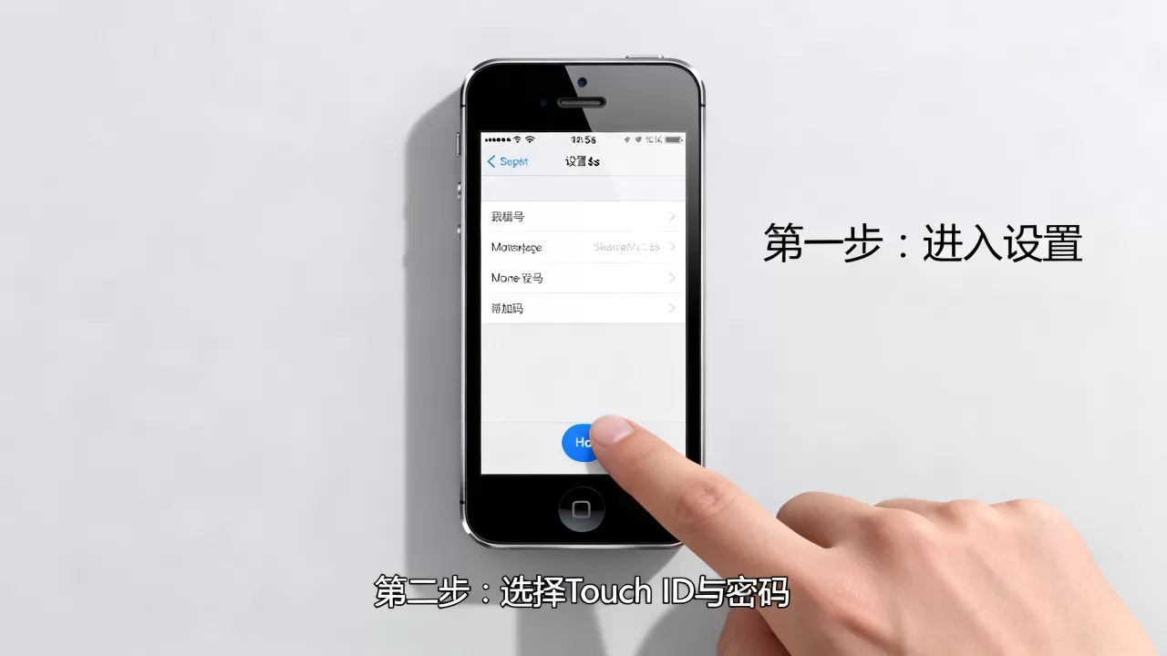 iphone5s指纹怎么打开，iPhone5s指纹设置教程