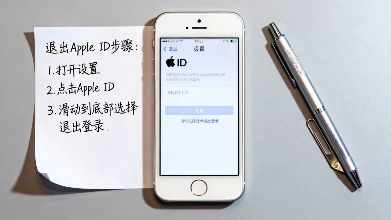 iphone5s怎么去id，iphone5s退出apple id教程