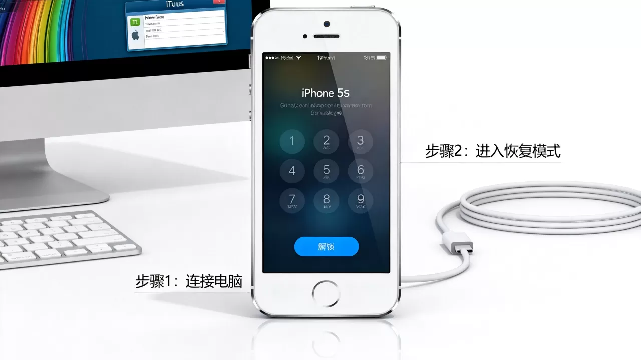 iphone5s解锁开不了怎么办，iphone5s忘记密码怎么强制解锁