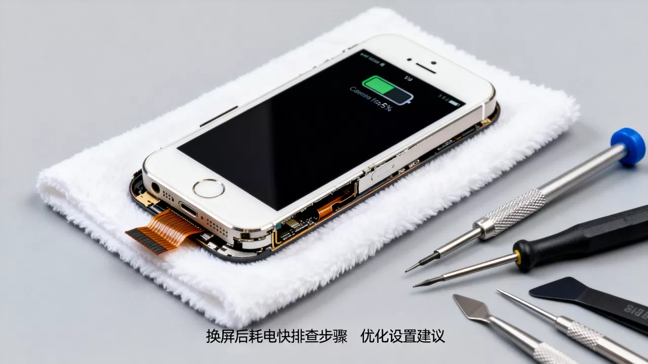 iphone5s换屏幕后耗电快怎么办，iphone5s换屏后耗电快如何解决