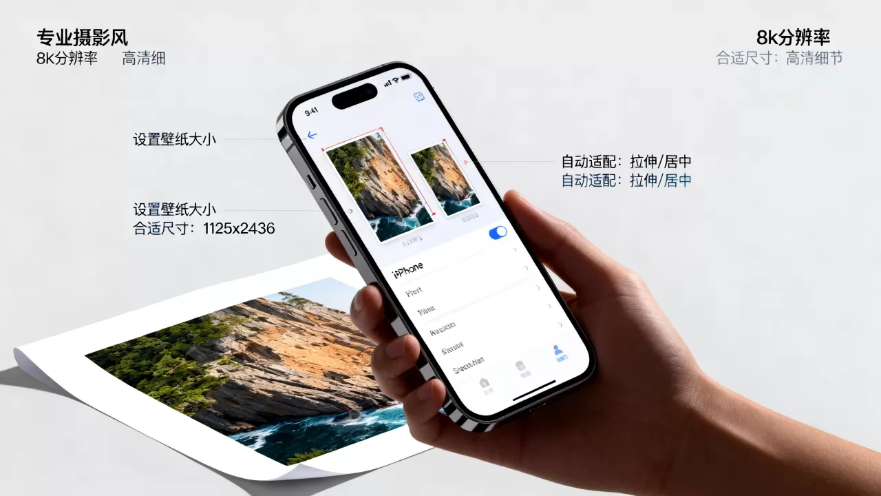 iphone 怎么设置壁纸大小，iphone 壁纸尺寸多少合适