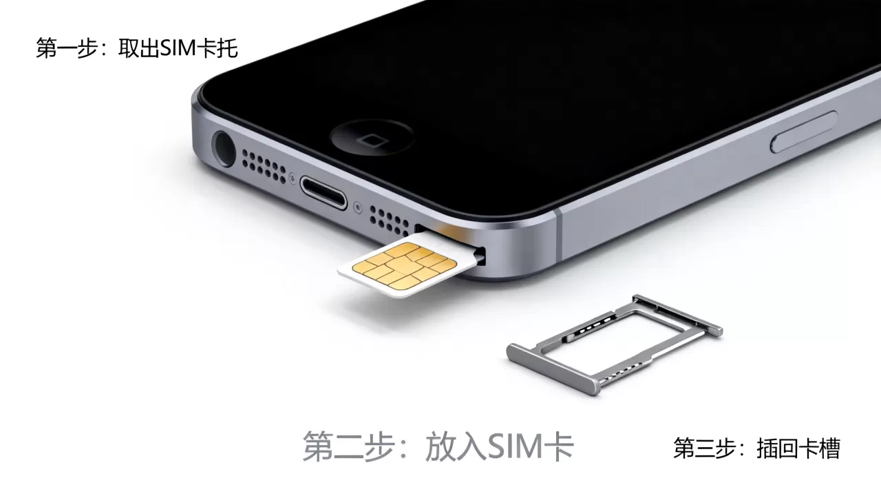 iphone se怎么装卡，iPhone SE手机SIM卡槽安装教程
