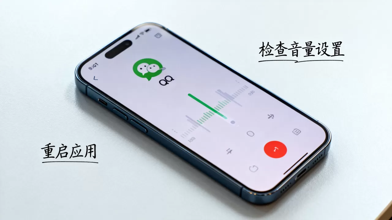 iphone qq听不到声音是怎么回事，iPhone微信语音没声音怎么办