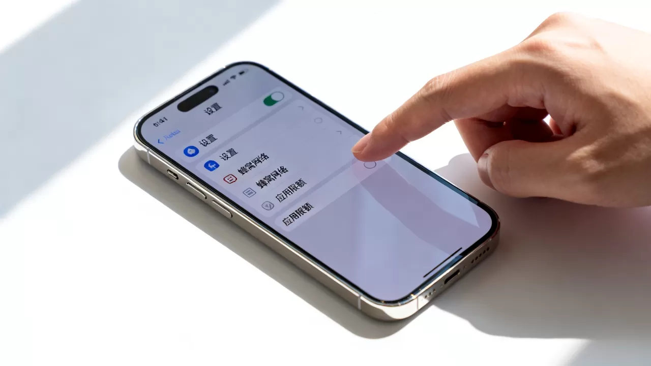 iPhone怎么设置应用网络设置，苹果手机限制应用联网方法