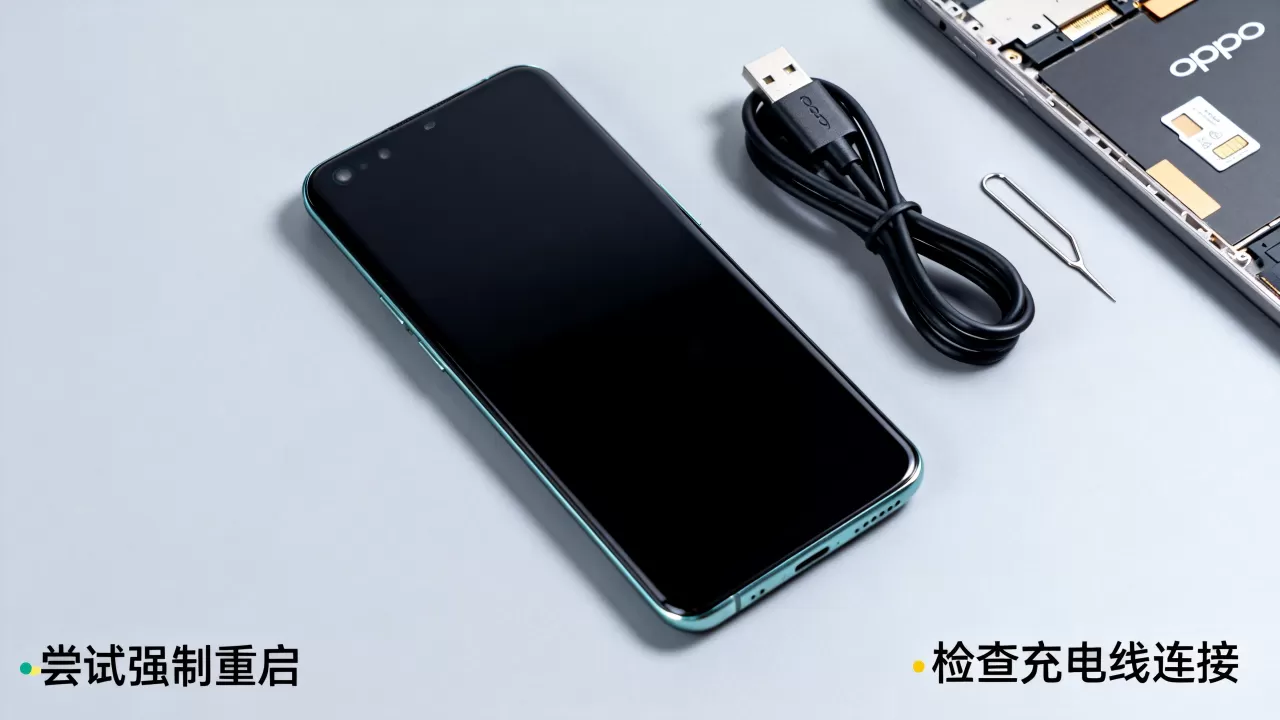 为什么oppo手机开机后黑屏，oppo手机黑屏怎么办