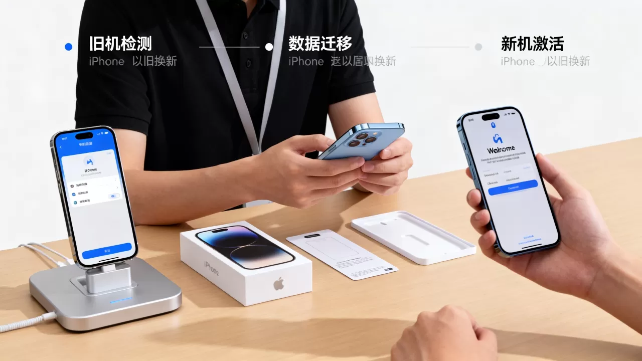 iphone怎么能换新机，iphone以旧换新流程