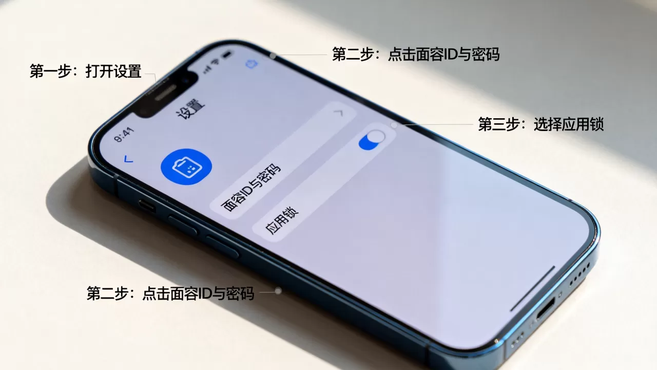 iphone怎么给程序加锁，苹果手机应用锁设置方法