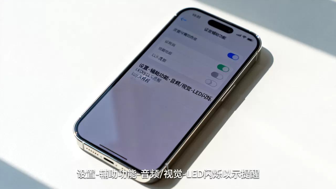 iphone怎么调来电闪光灯，苹果手机来电闪烁设置方法