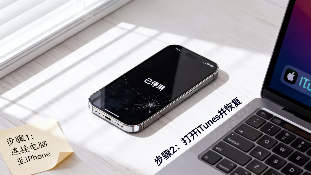 iphone忘记密码停用怎么办啊，iphone被停用怎么解锁