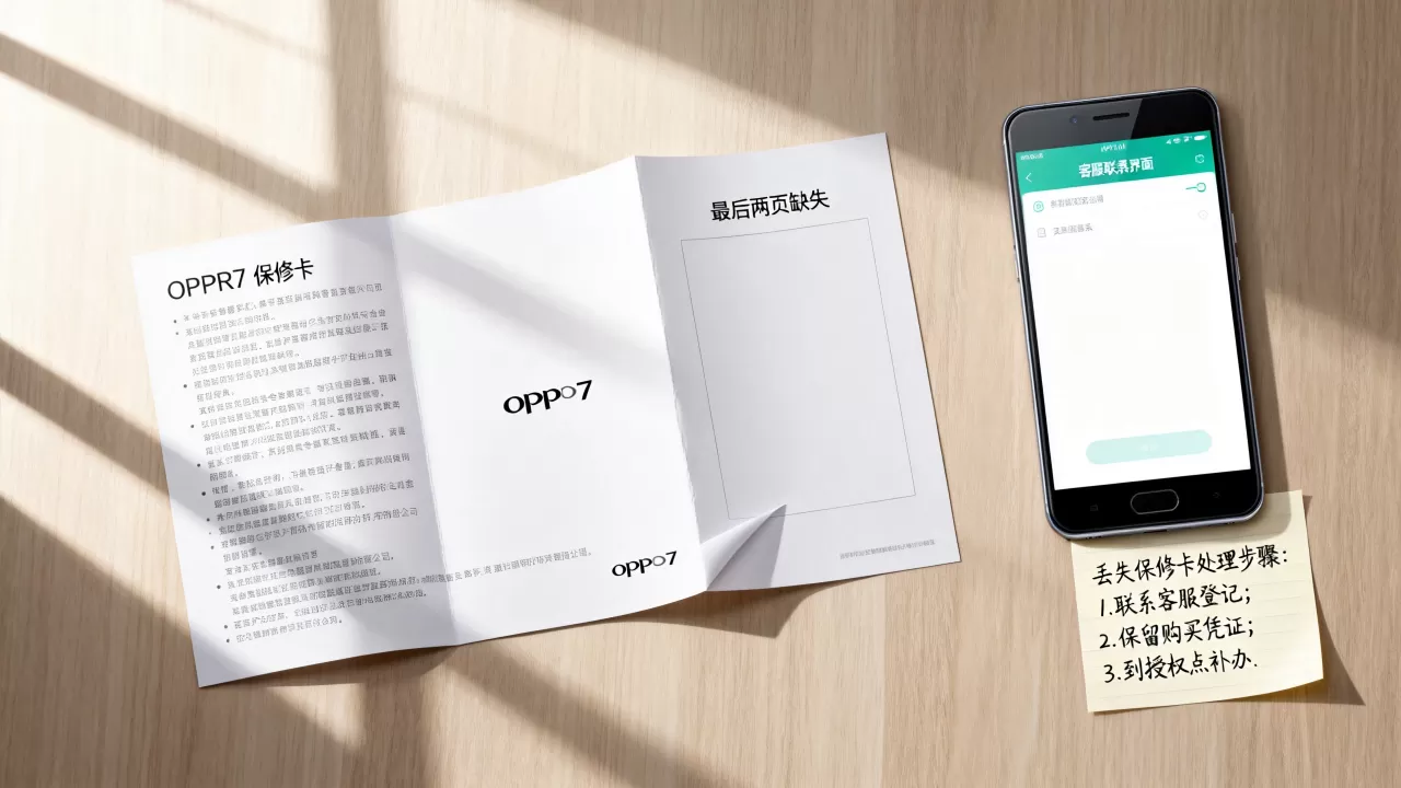 OPPOR7保修卡最后两页为什么缺失，OPPOR7保修卡丢失怎么办